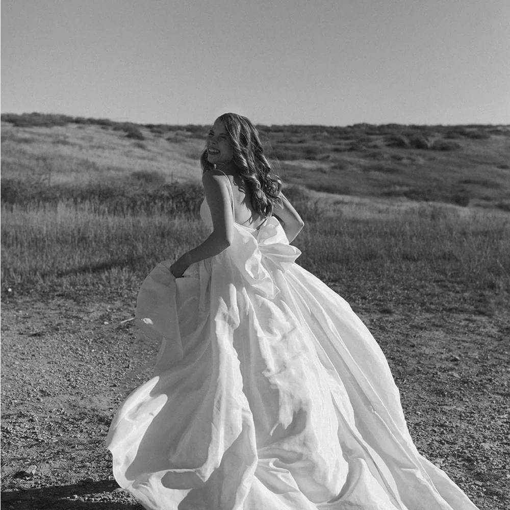 Anthropologie White Wedding Dress - Picture 5 of 8